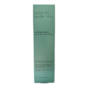 Sun+Moon Nice to Meet You Unwind 10-Min Clay Facial Mask NIB